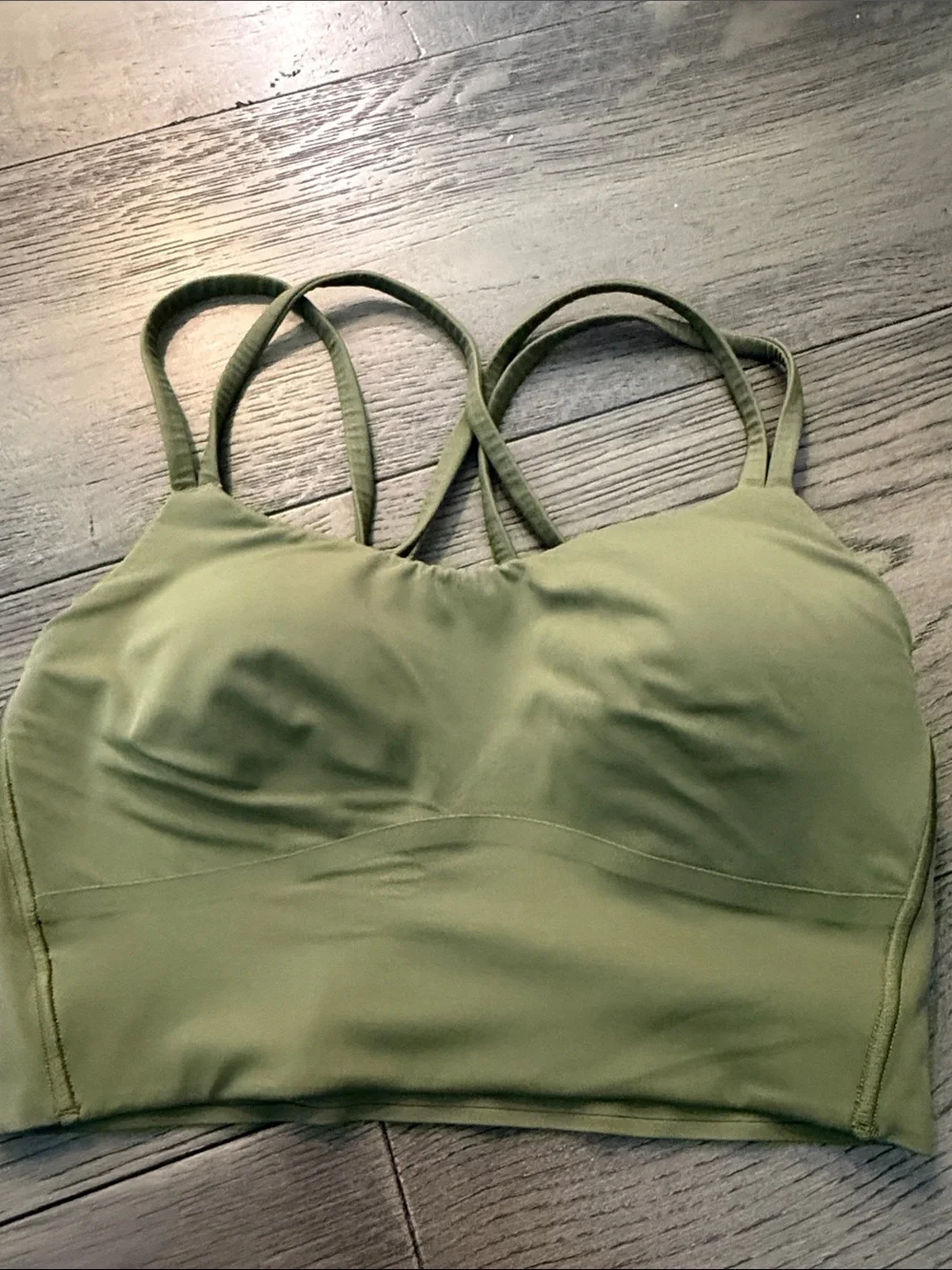 lululemon athletica Olive Strappy Sports Bra